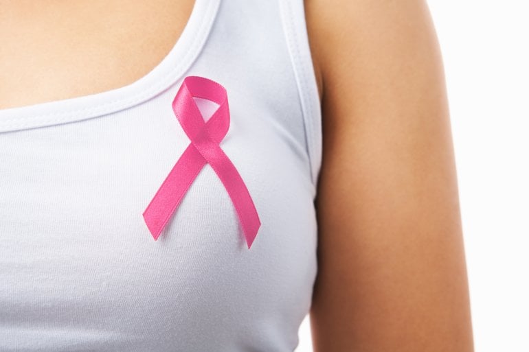 Tamoxifen: Rosa Schleife als Symbol gegen Brustkrebs