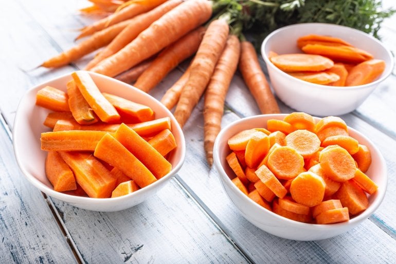 Karotten mit viel Beta-Carotin