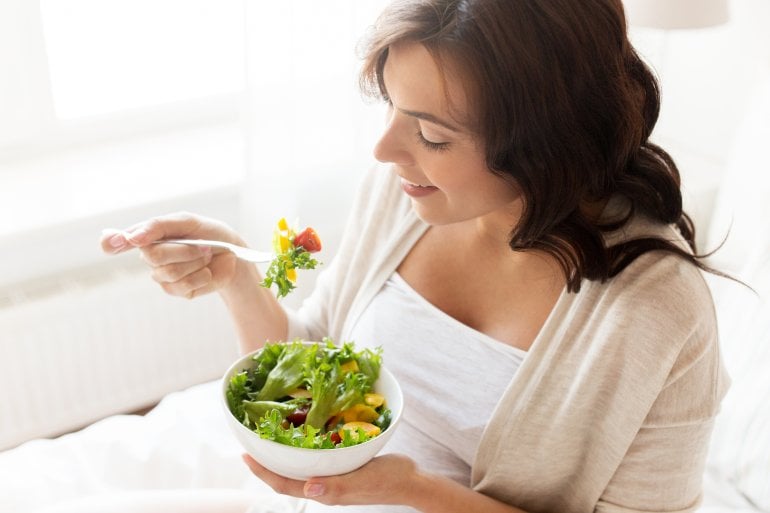 Salat ohne Cholesterin