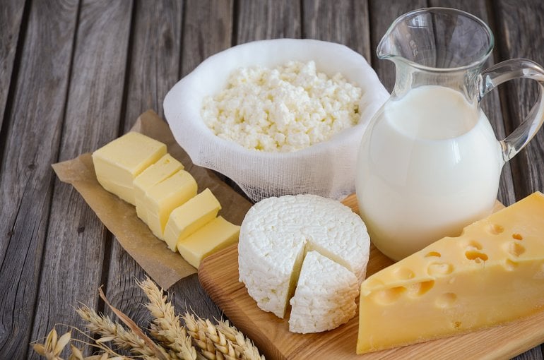 Milchprodukte zur Ernährung bei Osteoporose
