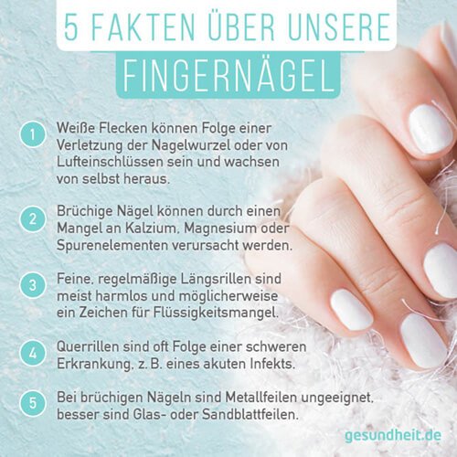 5 Fakten über unsre Fingernägel (Infografik)