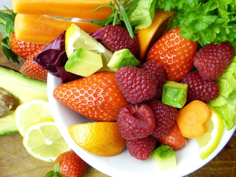 Obst und Gemüse enthalten viel Fruktose