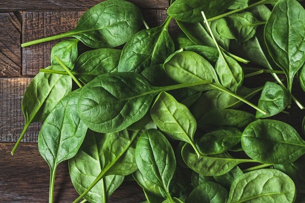 Spinat: Lebensmittel mit viel Chlorophyll Spinat: Lebensmittel mit viel Chlorophyll