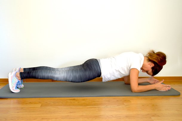 Hüftspeck-Übung 4: Planking Hüftspeck-Übung 4: Planking