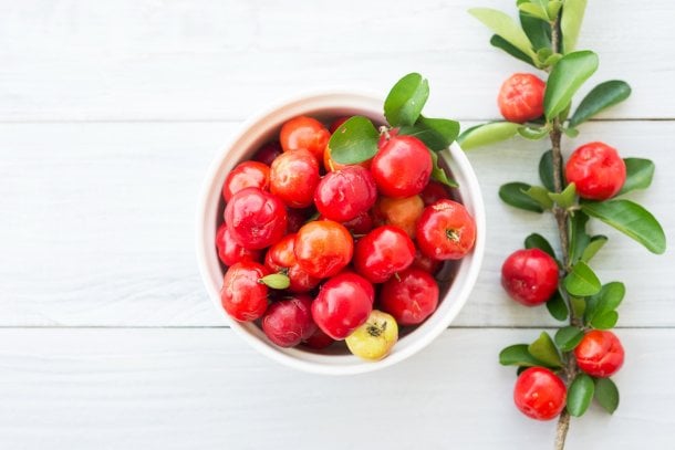 Acerola-Kirschen als kalorienarmes Obst