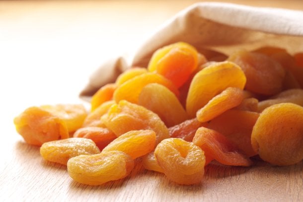 Getrocknete Aprikosen als mineralstoffreicher Snack