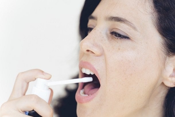 Mundspray gegen Mundgeruch