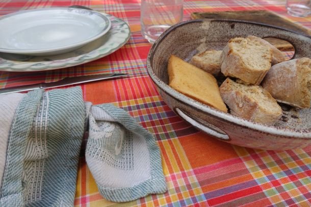 Zwieback und Weißbrot