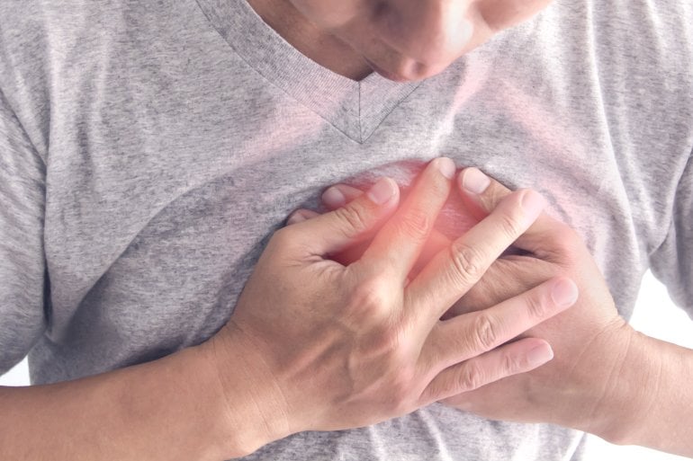 Brustkorbschmerzen bei Herzmuskelentzündung
