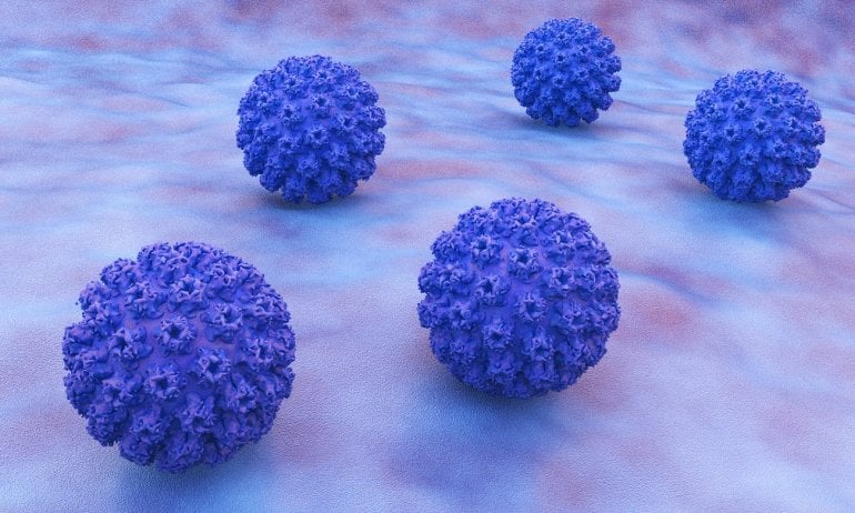 HPV - Humane Papillomaviren (Illustration)
