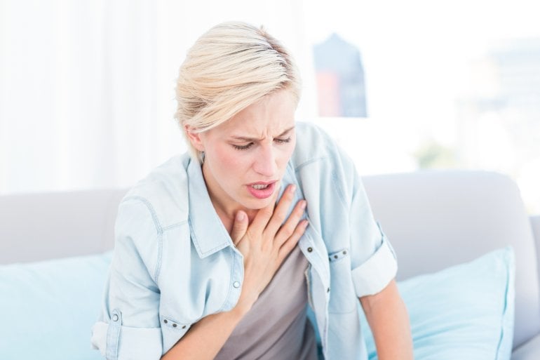 Atemnot als Anzeichen von Lungenfibrose