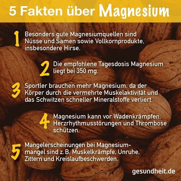 5 Fakten über Magnesium (Infografik)