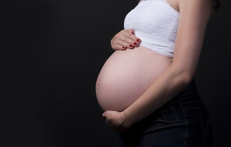 Progesteron: Schwangere Frau