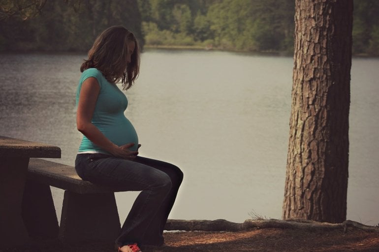 Schwangere Frau mit Toxoplasmose