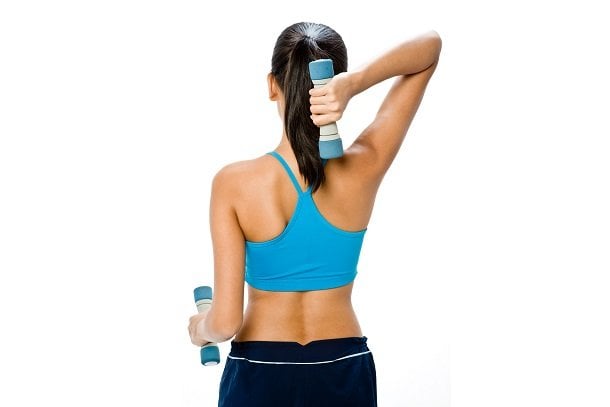 Hanteltraining: Übung 3 Hanteltraining: Übung 3