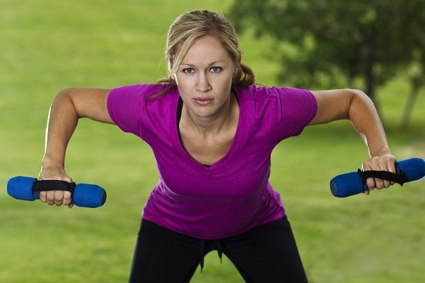 Hanteltraining: Übung 7 Hanteltraining: Übung 7